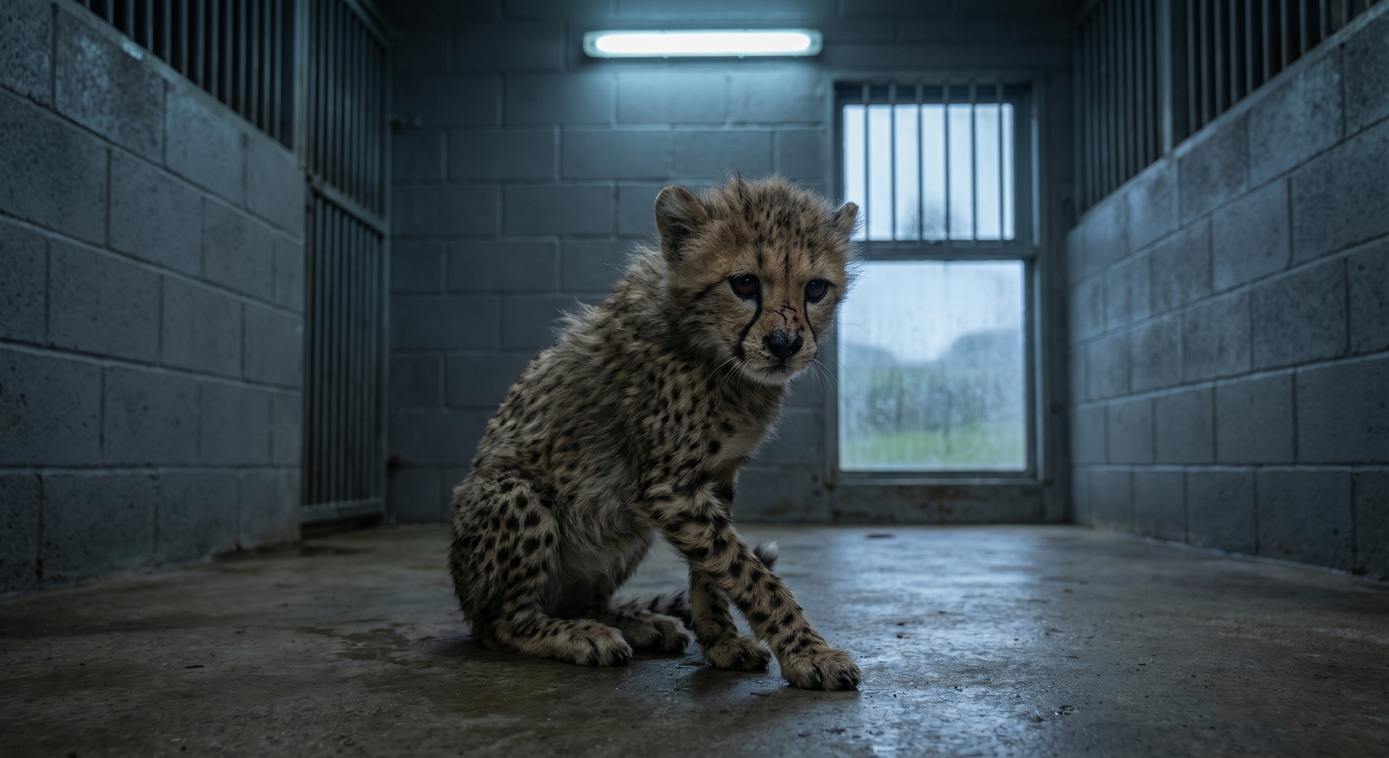 Hope as a cub in Ireland